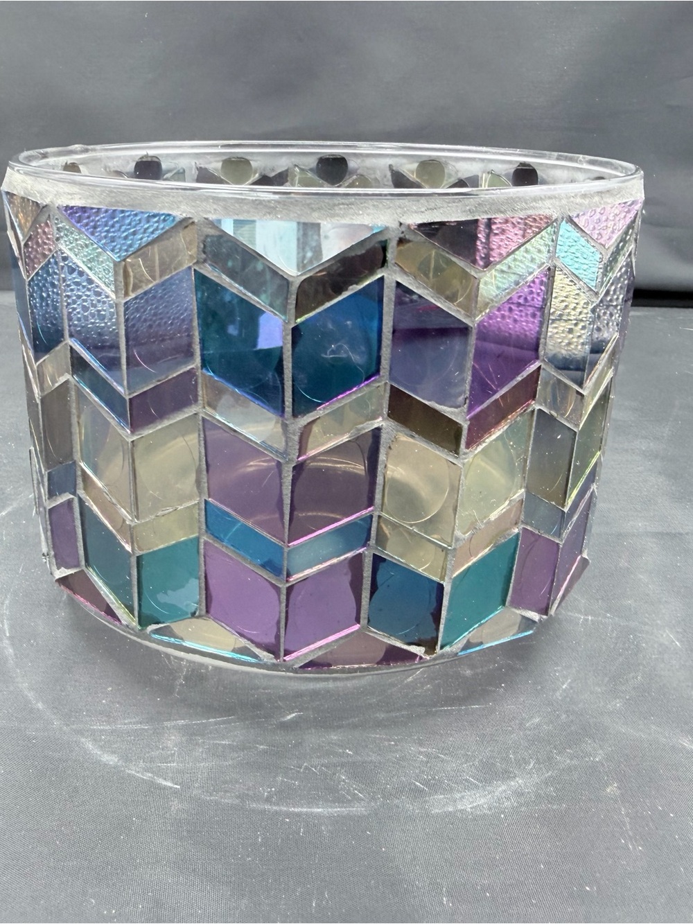 Yankee Candle Stained Glass Mosaic Candle Shade - Multicolor